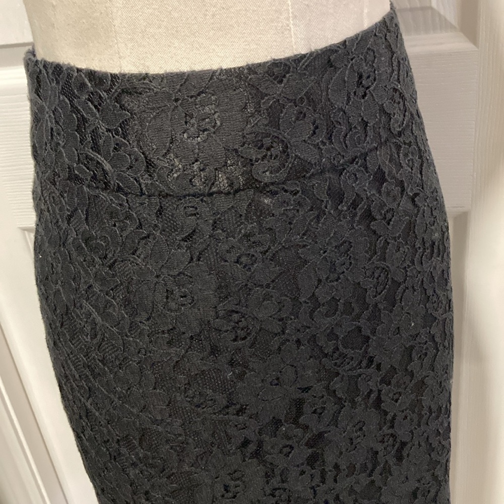BR black lace skirt 0
